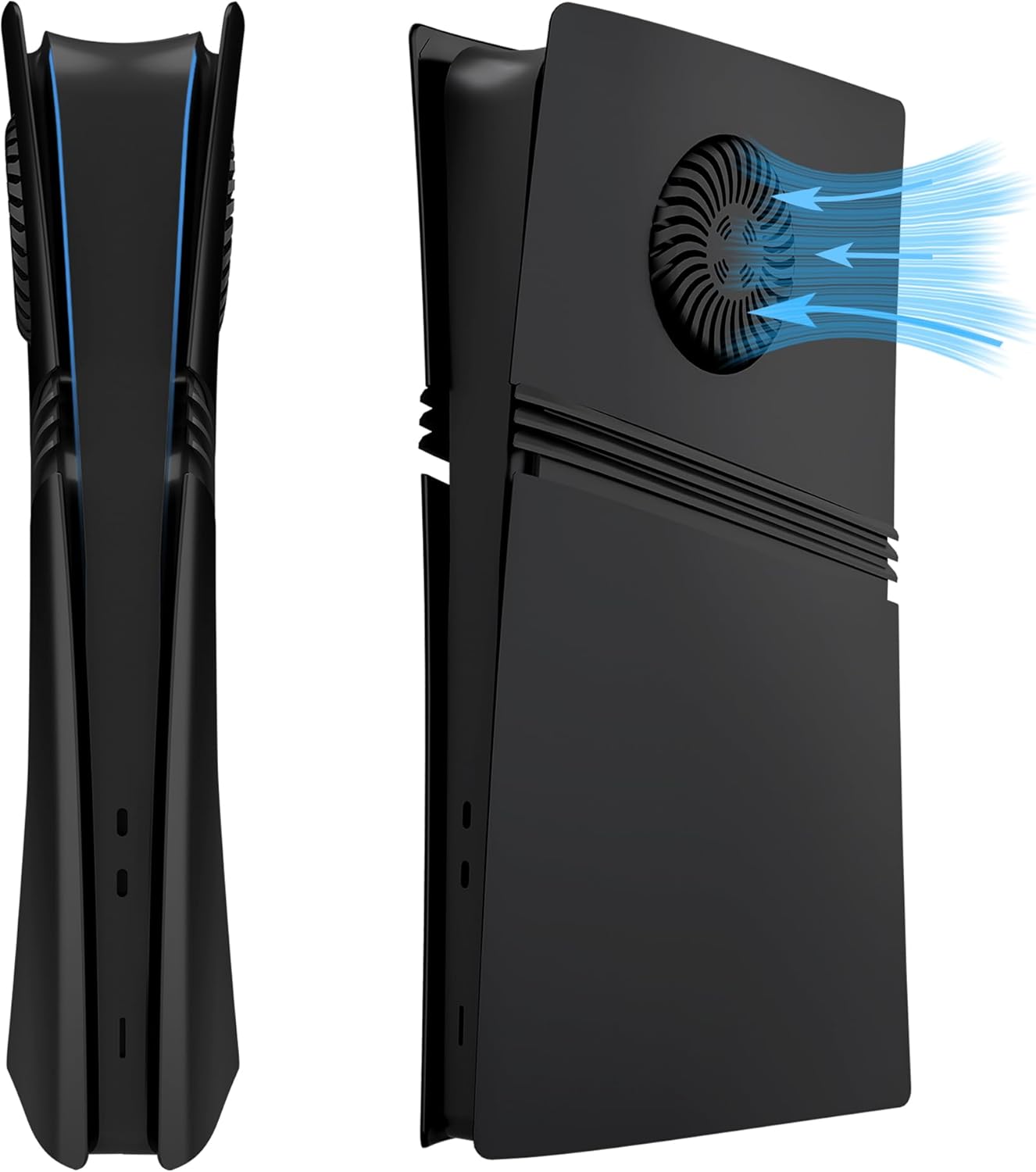 Faceplate for PS5 Pro Digital Edition with Cooling Vent Design