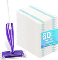 60 Count Disposable Mop Pad Refills for Swiffer Wet Jet Spray Mop