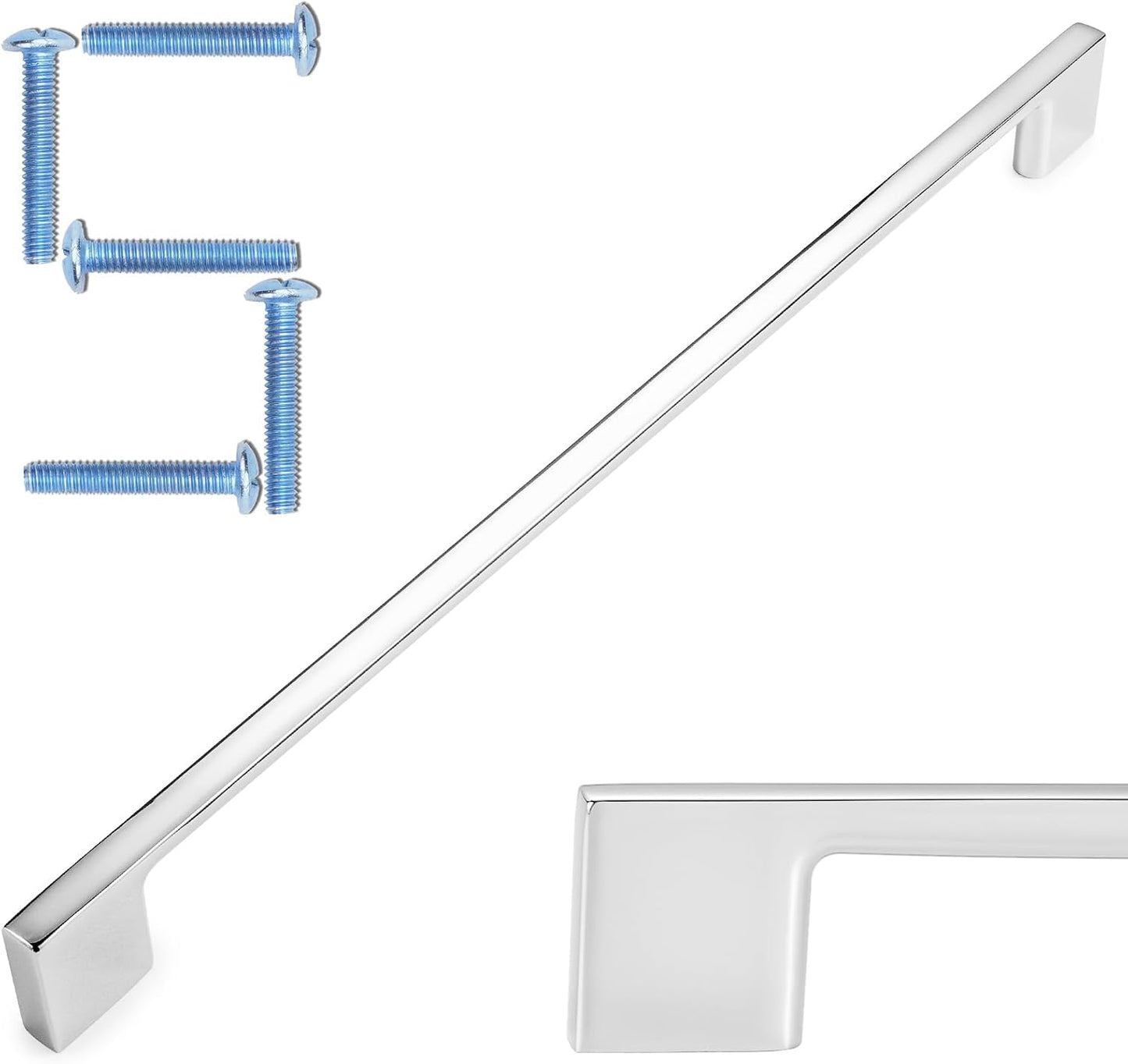 Polished Chrome Kitchen Cabinet Pulls for Stylish Interiors