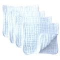 Muslin Burp Cloths 4 Pack Large 20in x 10in - Extra Absorbent & Soft