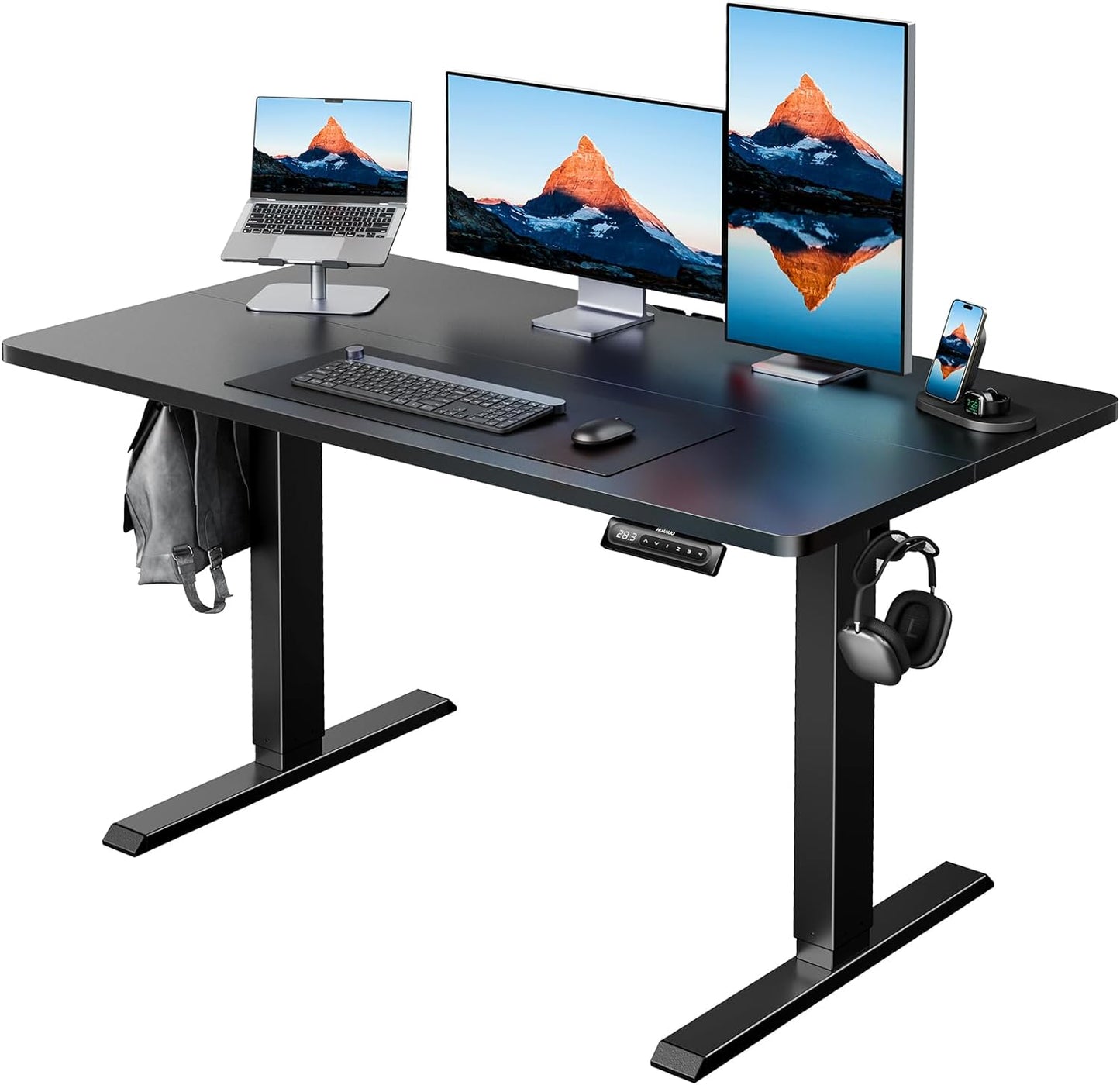 Adjustable 48 x 24 Electric Standing Desk - 4 Memory Settings