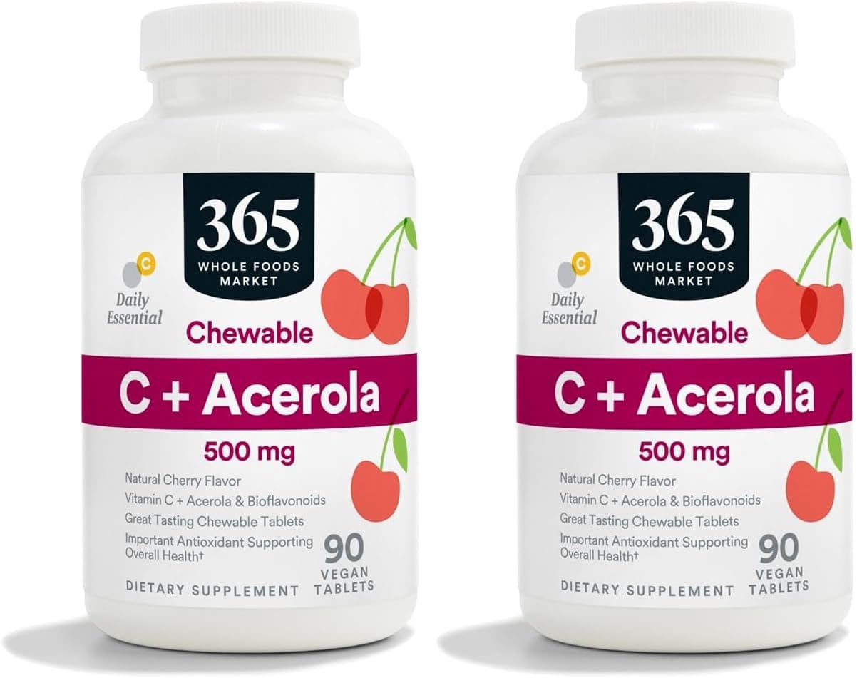 Vitamin C Plus Acerola C 500Mg Tablets for Immune Support