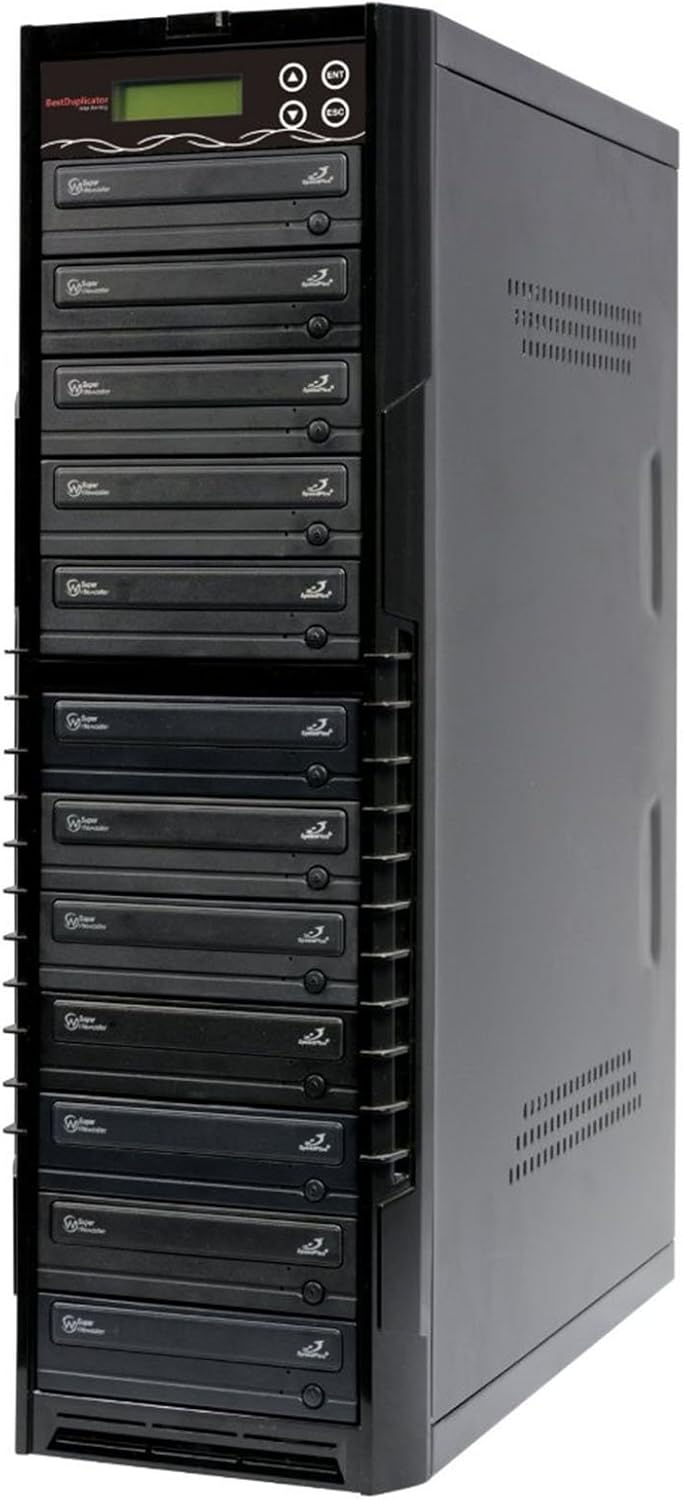BestDuplicator DVD Duplicator with Built-in Burner for 11 Copies