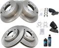 Front and Rear Brake Pad & Rotor Kit for 2001 Kia Optima - Complete