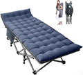 Folding Camping Cot Extra Wide XXL - Heavy Duty Travel Cot