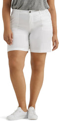 Lee Women's Plus Size Ultra Lux Comfort Utility Bermuda Short