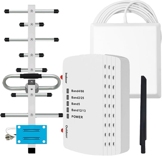 Cell Phone Booster for Home & Multi-Room, Boost 5G 4G Data