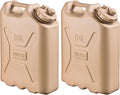 5 Gallon Tan Portable Military Water Container - Durable 20L
