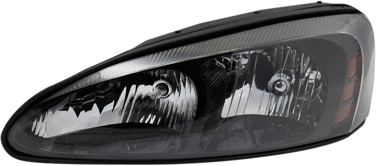 TRQ Driver Side Headlight Assembly for 2004-2008 Pontiac Grand Prix