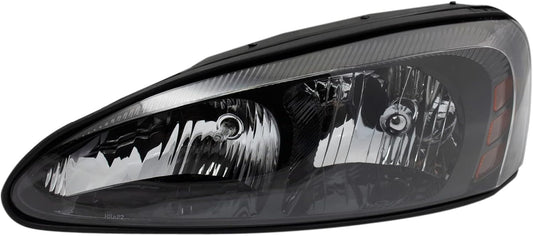 TRQ Driver Side Headlight Assembly for 2004-2008 Pontiac Grand Prix