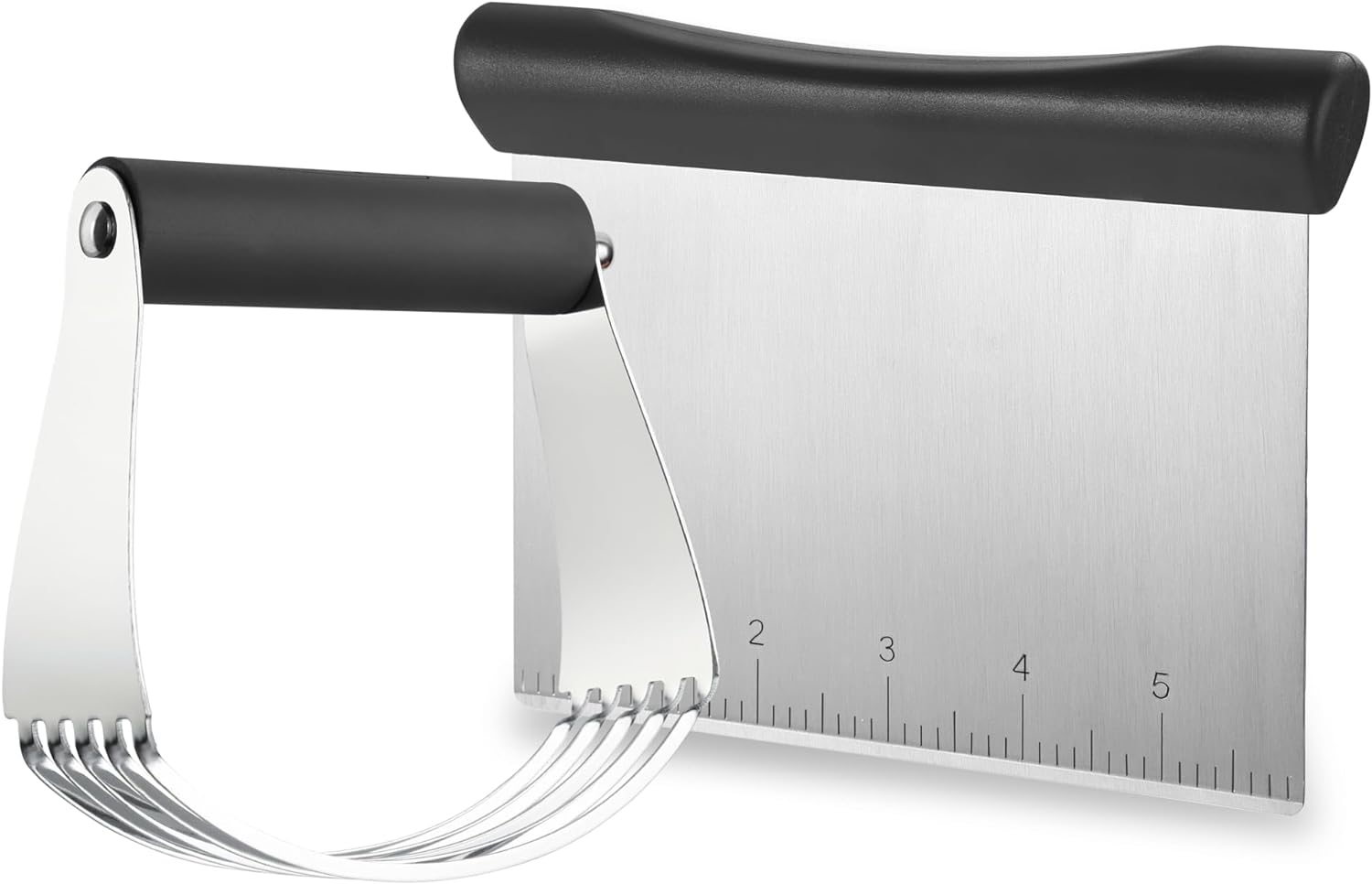 Spring Chef Stainless Steel Dough Cutter - Multipurpose Baking Tool