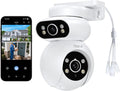 Noorio Dual Lens 2K Security Camera Outdoor - Dual View, Auto Tracking