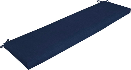 Arden Outdoor Bench Cushion, Rain-Proof, Fade Resistant Sapphire Blue