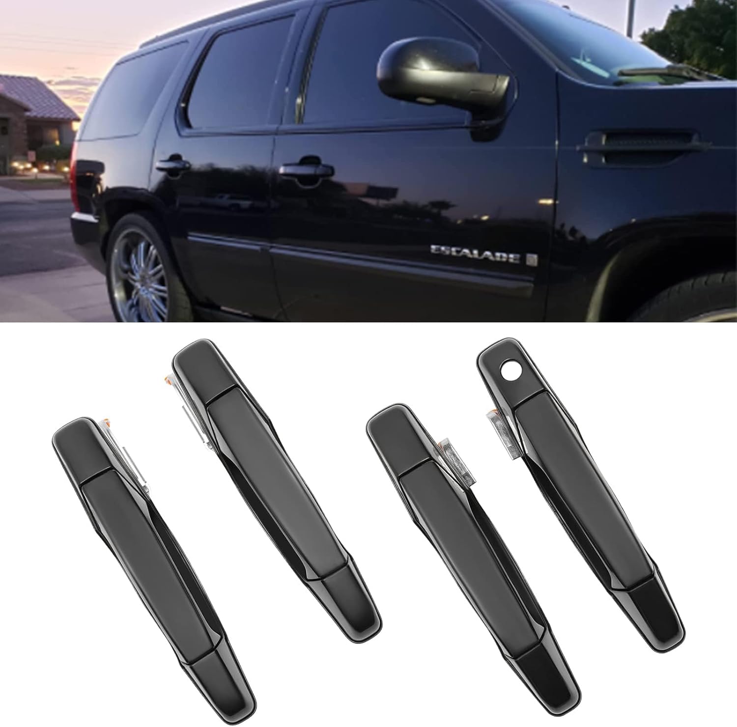Exterior Door Handle Set for 2007-2013 Chevy Silverado & More