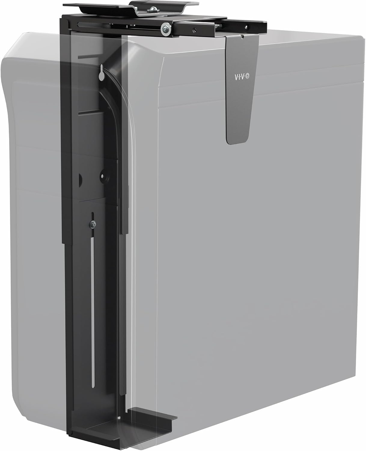 VIVO Under Desk PC Mount for Gaming and Office Use, Holds 44 lbs