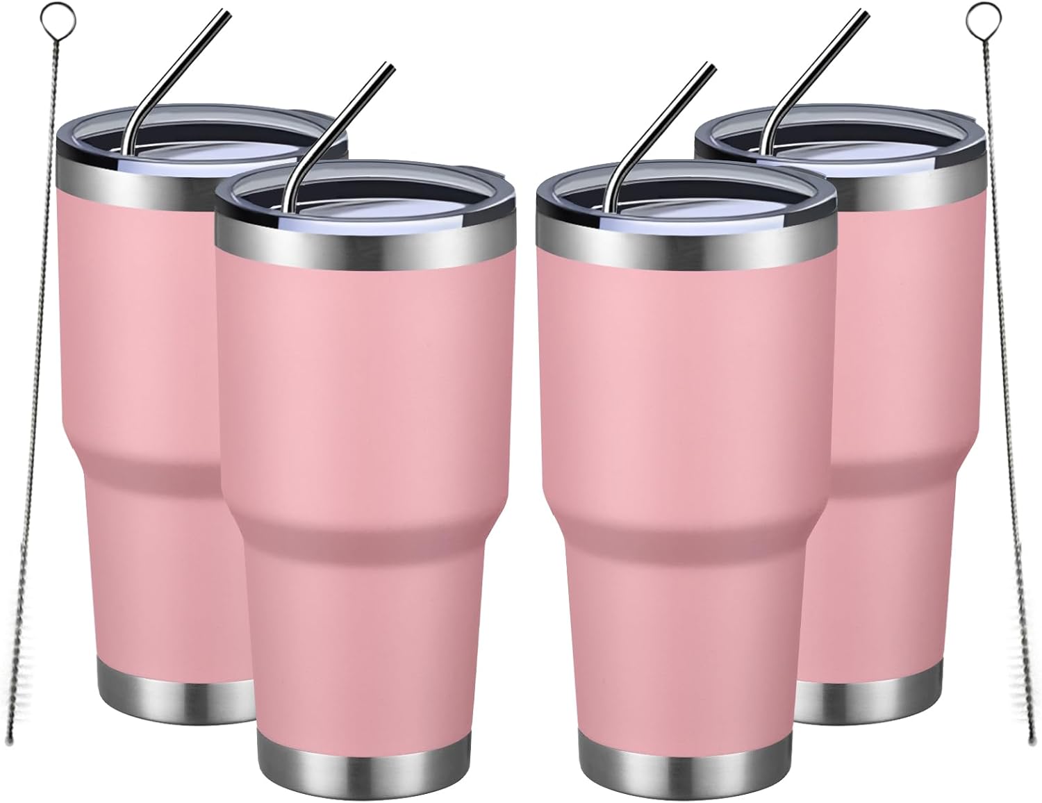 MEWAY 30oz Insulated Tumbler for Hot and Cold Drinks, 4 Pack