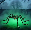 6.8ft Giant Spider Halloween Decoration - 115 LED Lighted Yard Focal