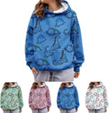 Dino Fun Hoodie - Cute & Comfy Women's Sweatshirt