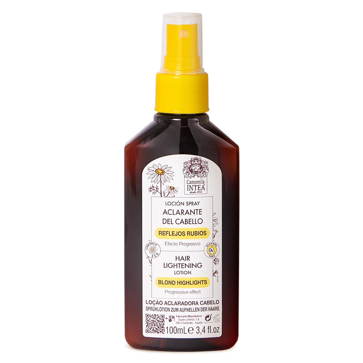Camomila Intea Natural Blonde Highlights Hair Lightener Spray
