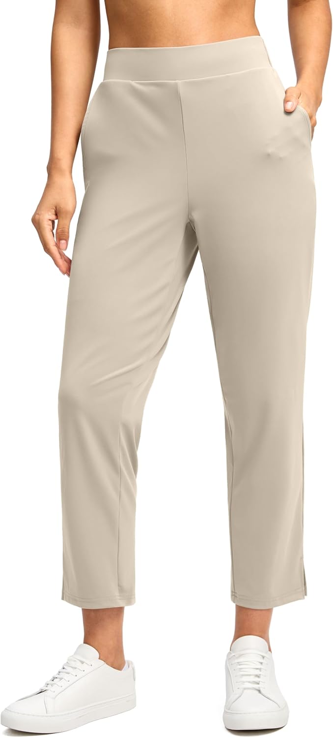 G Gradual Women's 7/8 Golf Pants with Pockets for Comfort