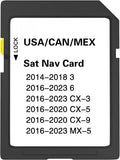 GPS Navigation SD Card Compatible with 2014-2023 3/6/CX3/CX5/CX9/MX5