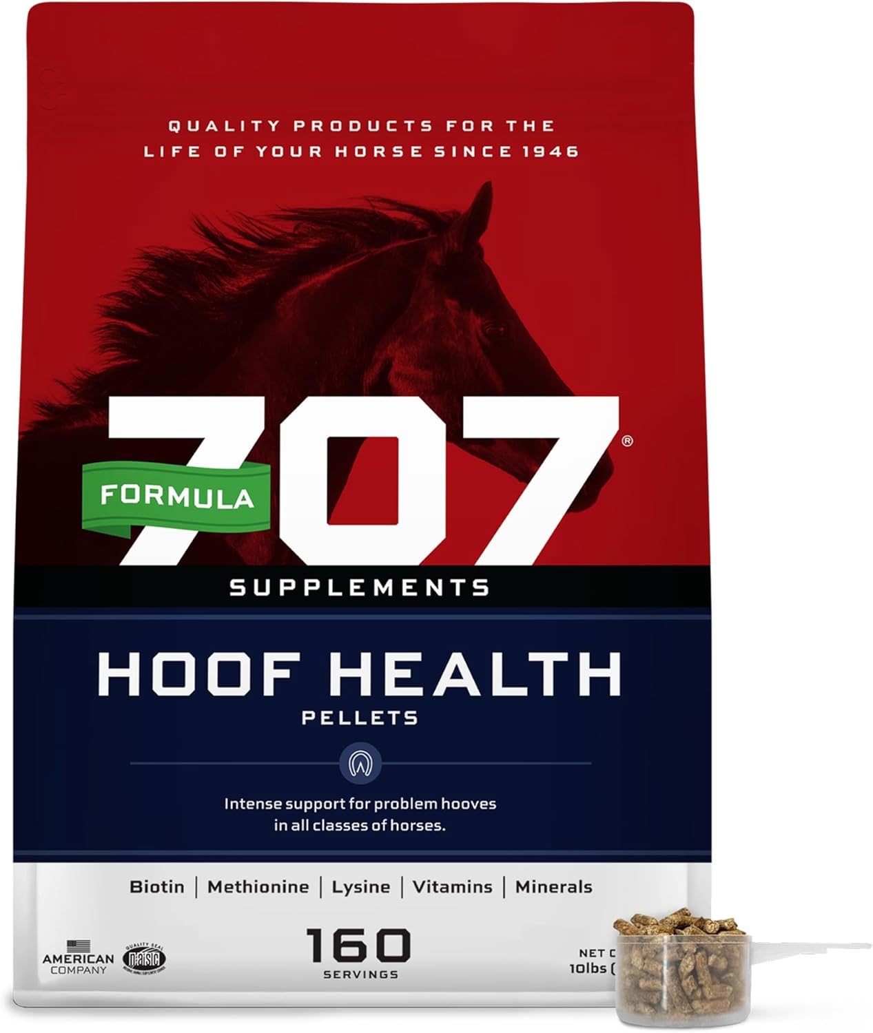 Formula 707 Hoof Health Equine Supplement for Healthy Hooves