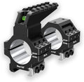Heavy Duty Scope Rings 30mm Precision Picatinny Mount - Levelled Fit