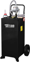 30 Gallon Fuel Gas Caddy w/ Manual Siphon Pump - Portable Transfer