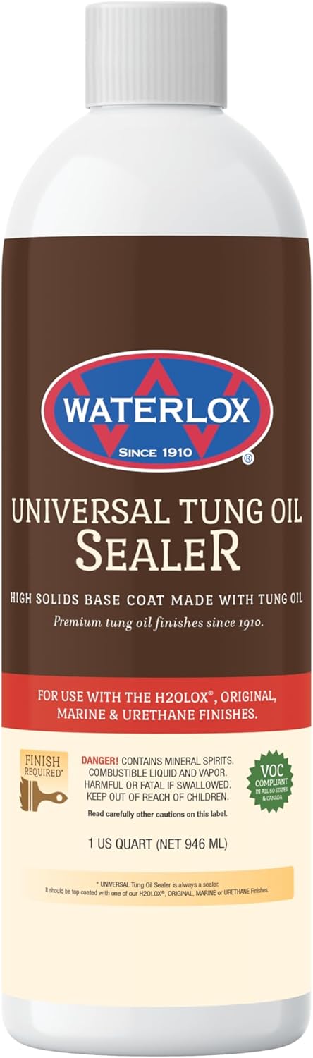 Waterlox Universal Tung Oil Sealer for Durable Wood Protection