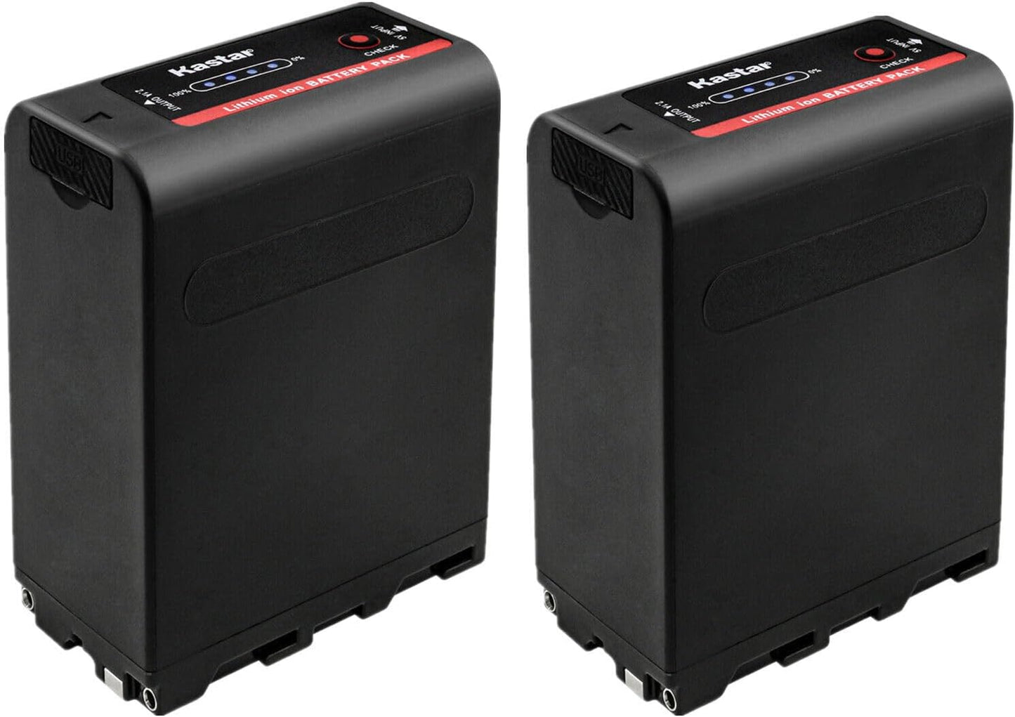 Kastar NP-F990EXP Battery 2-Pack for Sony Cameras - High Capacity