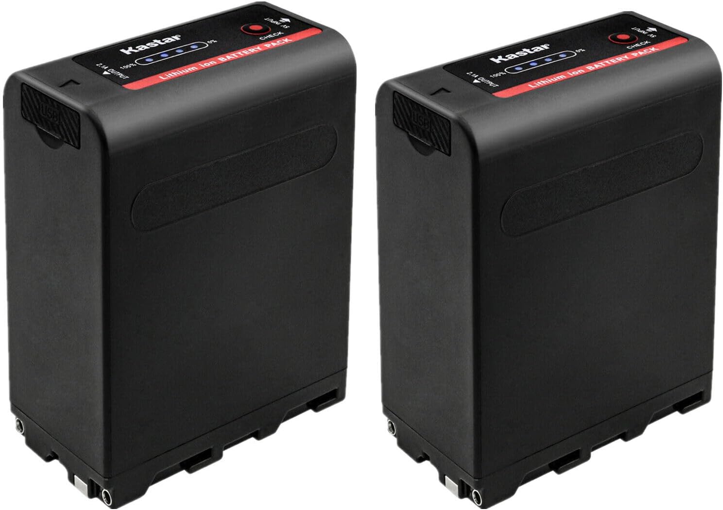 Kastar NP-F990EXP Battery 2-Pack for Sony Cameras - High Capacity