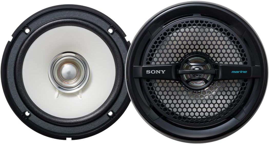 Enhanced Sound: Sony Dual Cone Marine Speakers
