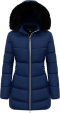 MOERDENG Women's Winter Windproof Warm Down Coat - Insulated Comfort