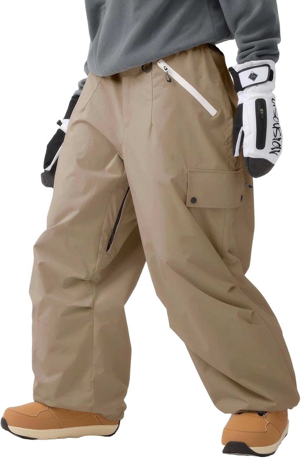 Baggy Ski Pants for Women and Men - Insulated and Waterproof
