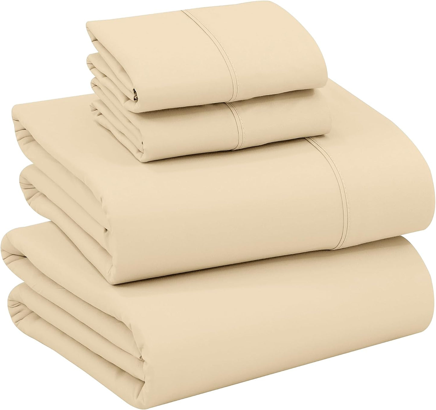 100% Cotton Full Size Bed Sheets Set for Ultimate Comfort