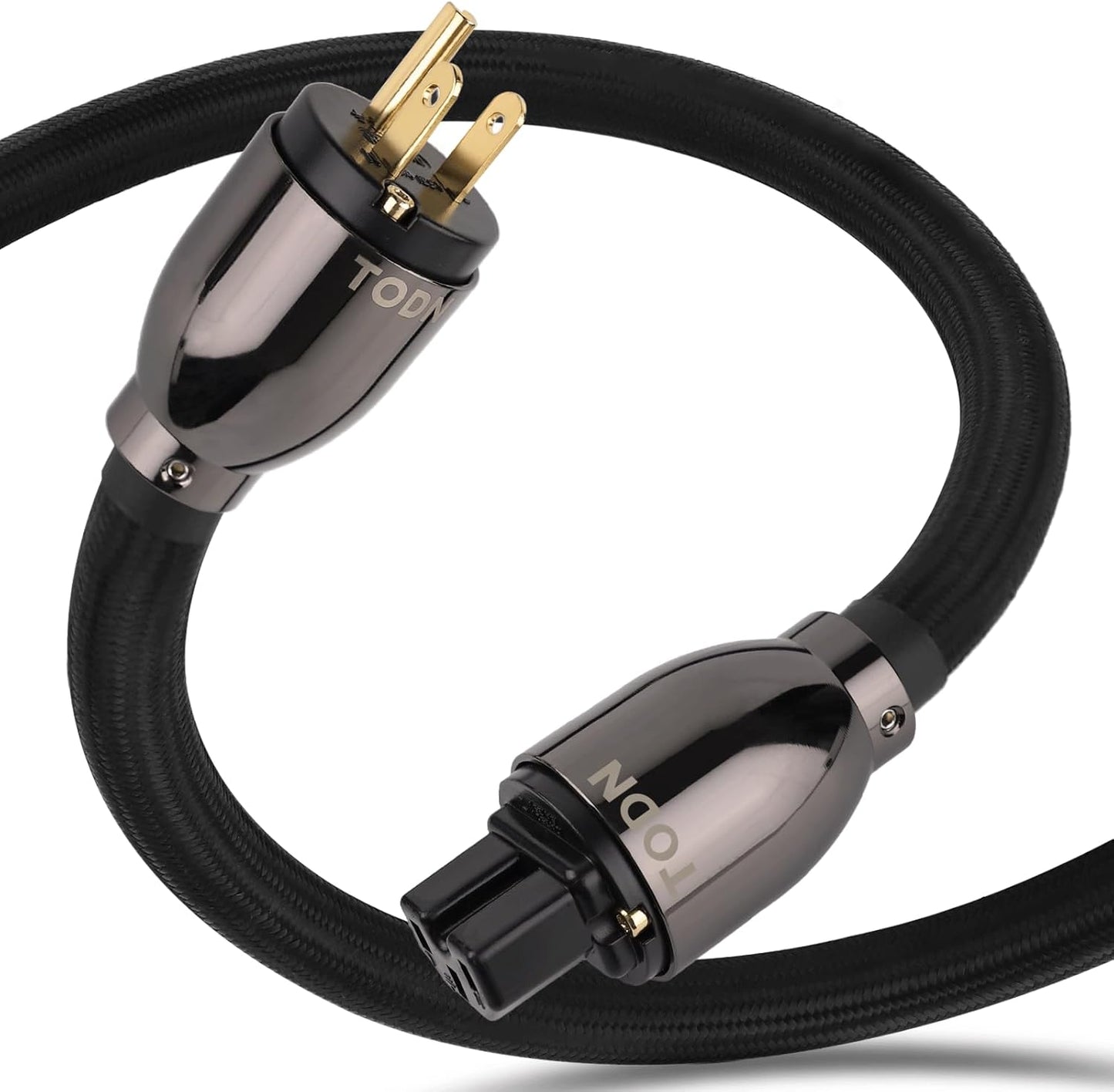 TODN HiFi Audio Power Cable for Audiophiles with O-C-C Cores
