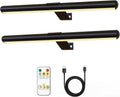 Wireless Picture Light 2Pack for Art and Dartboards - Rechargeable LED