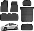 Floor Mats & Cargo Liners Compatible with Model Y 5-Seats - All