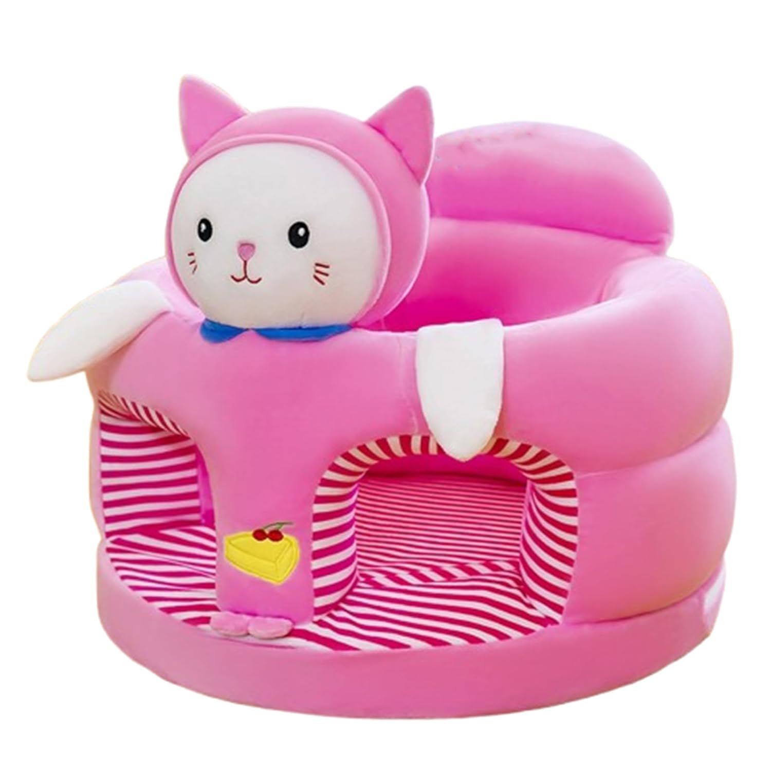 Baby Sit Up Chair Plush Sofa for Toddlers with Cartoon Animals