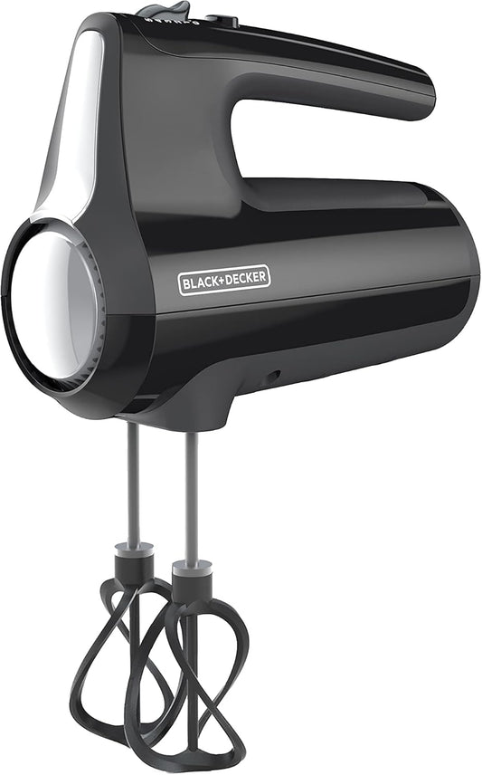 BLACK+DECKER 5-Speed Hand Mixer - Powerful Turbo Boost