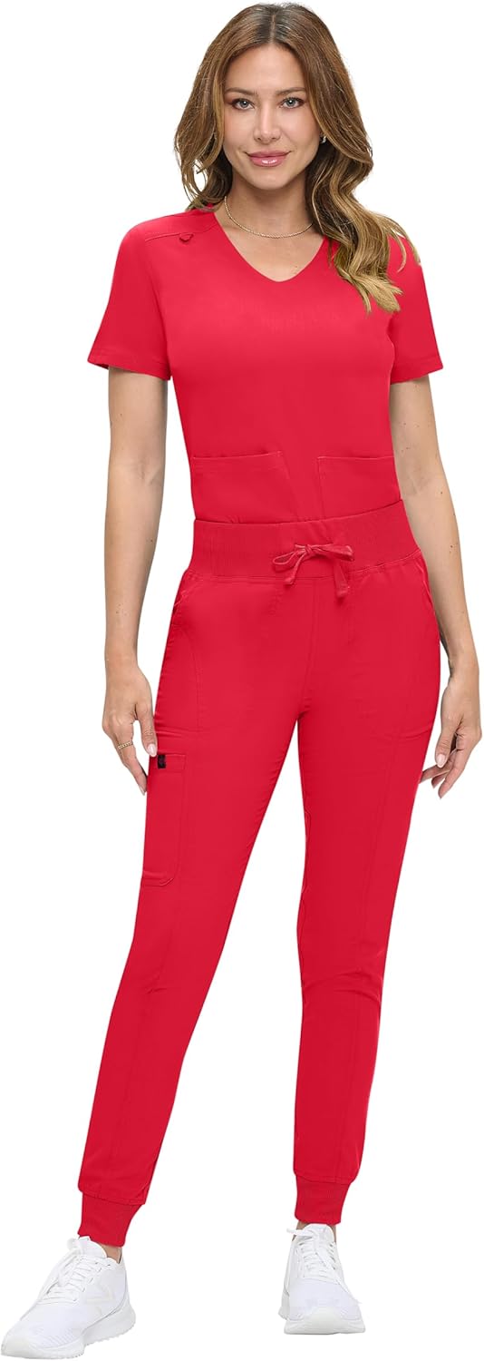 Natural Uniforms Womens Ultra-Soft Luxe Stretch Jogger Scrub Set