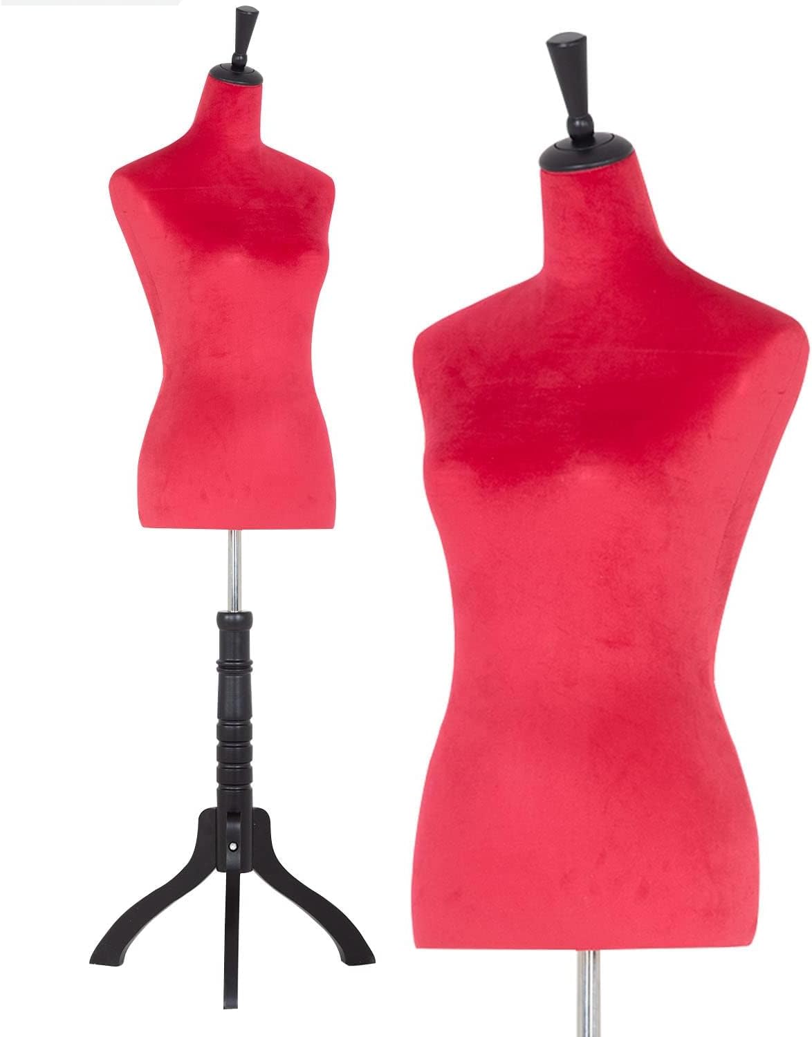 Height Adjustable Female Mannequin Torso for Clothing Display