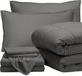 Bare Home Bed-in-A-Bag 7 Piece Comforter Set - Ultra-Soft 1800