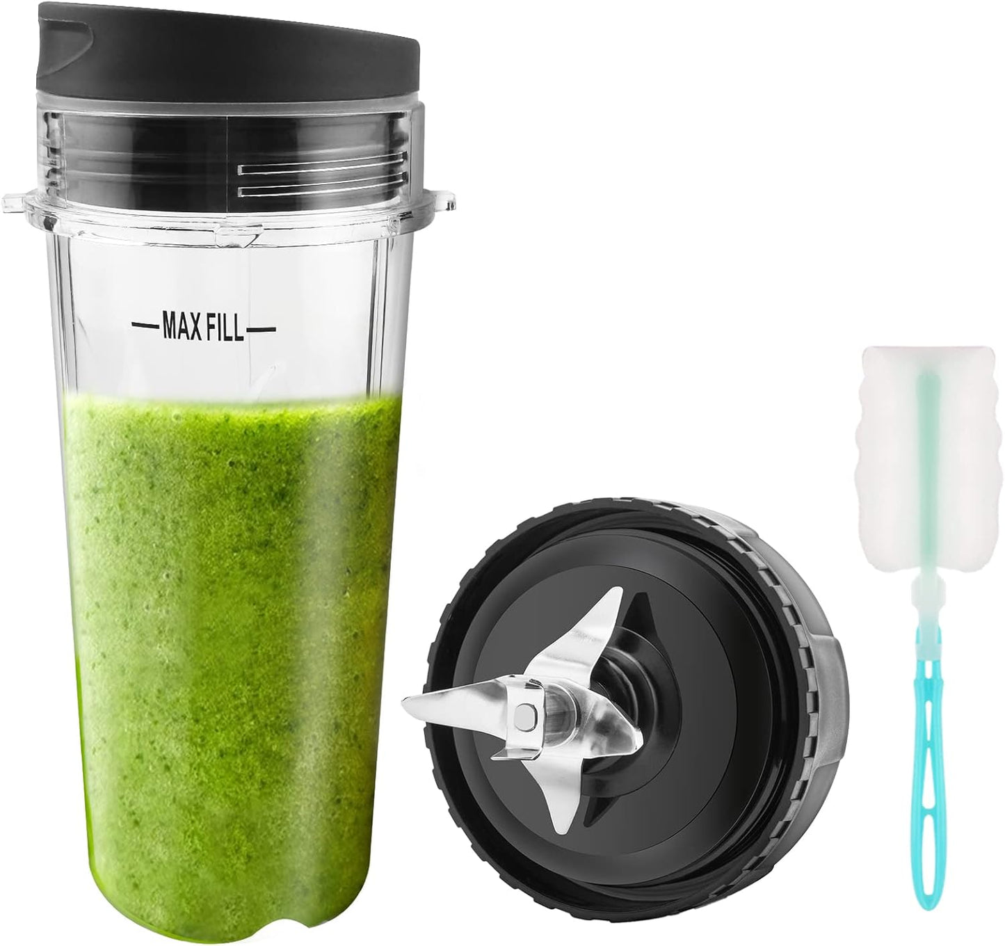 Blend with Ease: Feilifan 16 oz Ninja Blender Cups & Blade