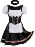 Oktoberfest Dirndl Dress Women Traditional Bavarian Beer Costume