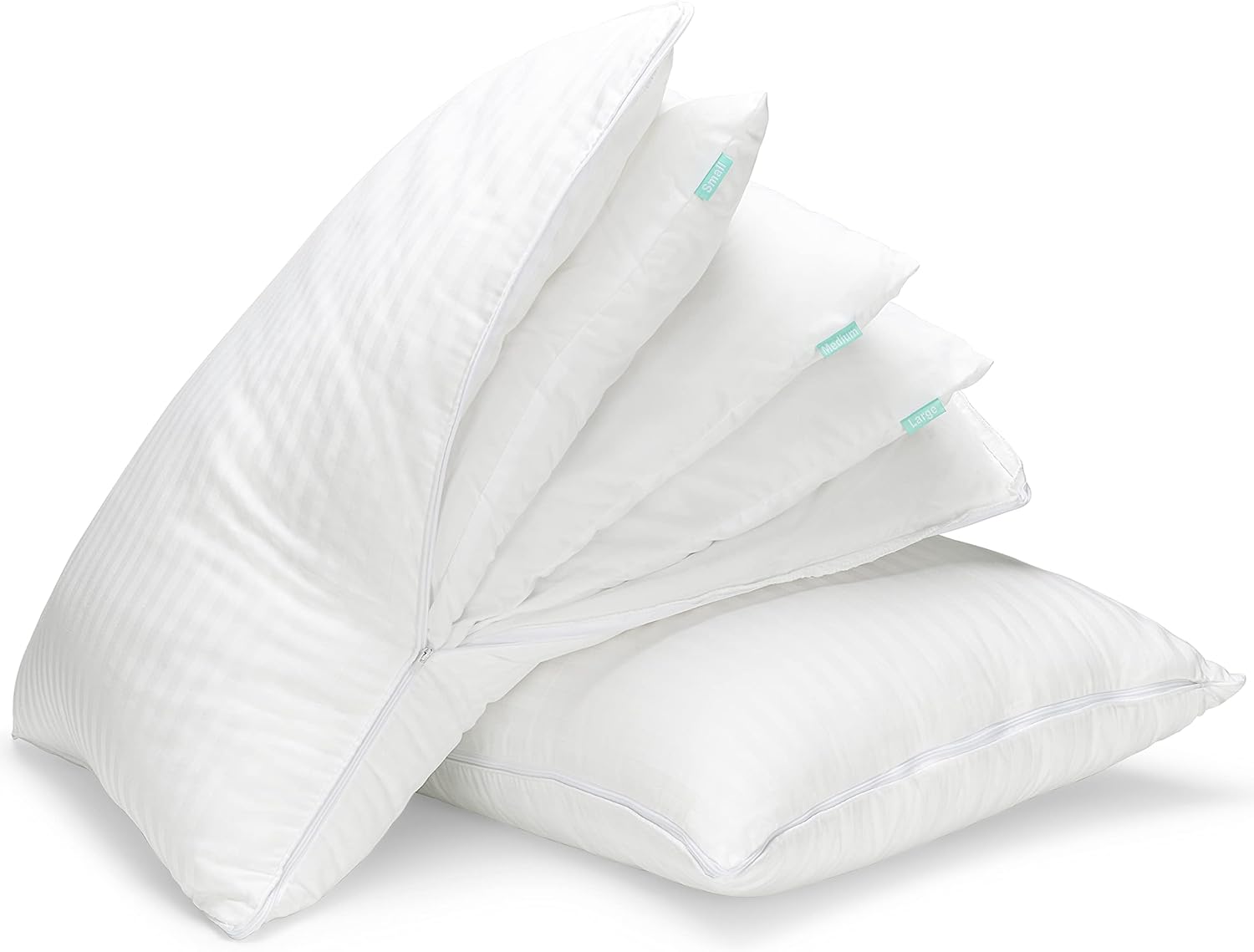 EverSnug Adjustable Pillows for Sleeping, Cooling Support Set