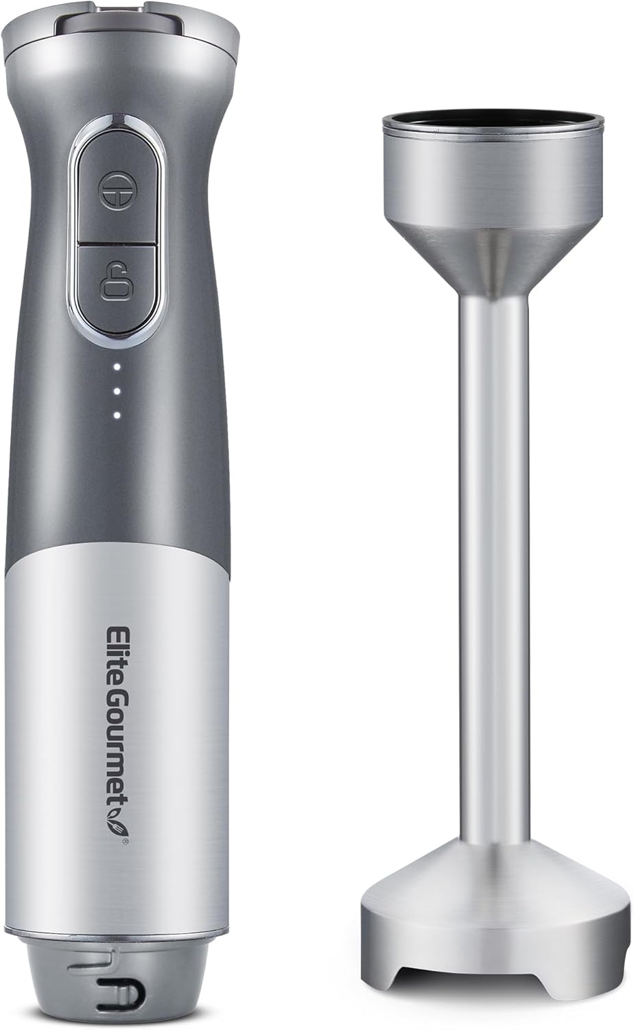 Elite Gourmet Cordless Hand Blender - Easy Blend Power