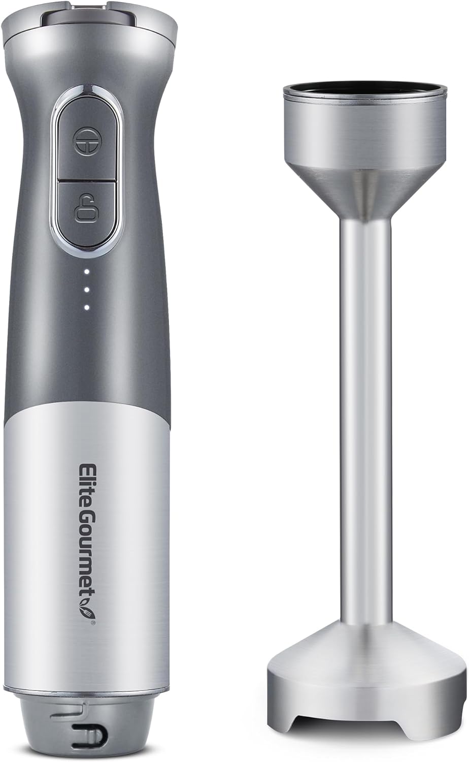 Elite Gourmet Cordless Hand Blender for Effortless Blending