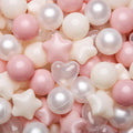 TRENDPLAY Ball Pit Balls Star and Heart Shapes - 200 Count Variety