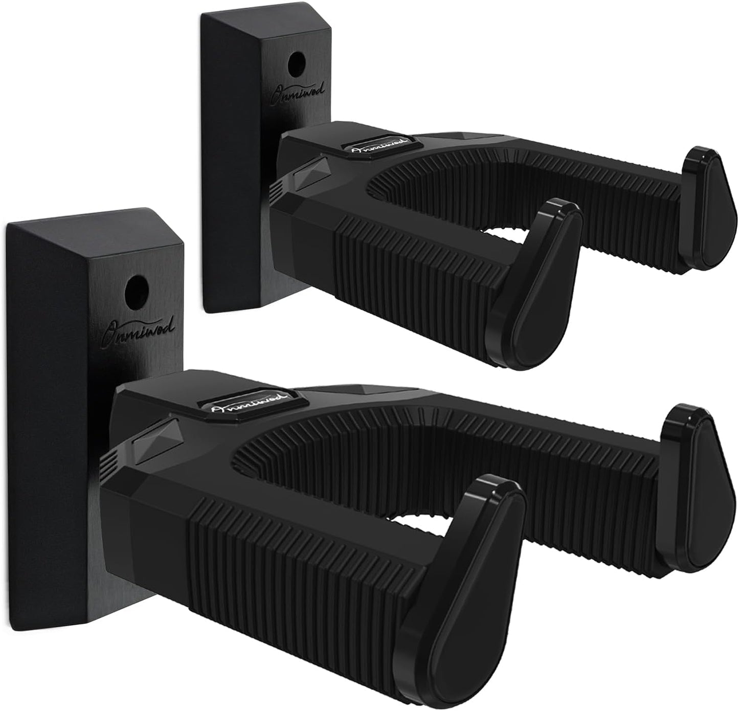 Auto Lock Guitar Wall Mount 2 Pack for All Instruments Display